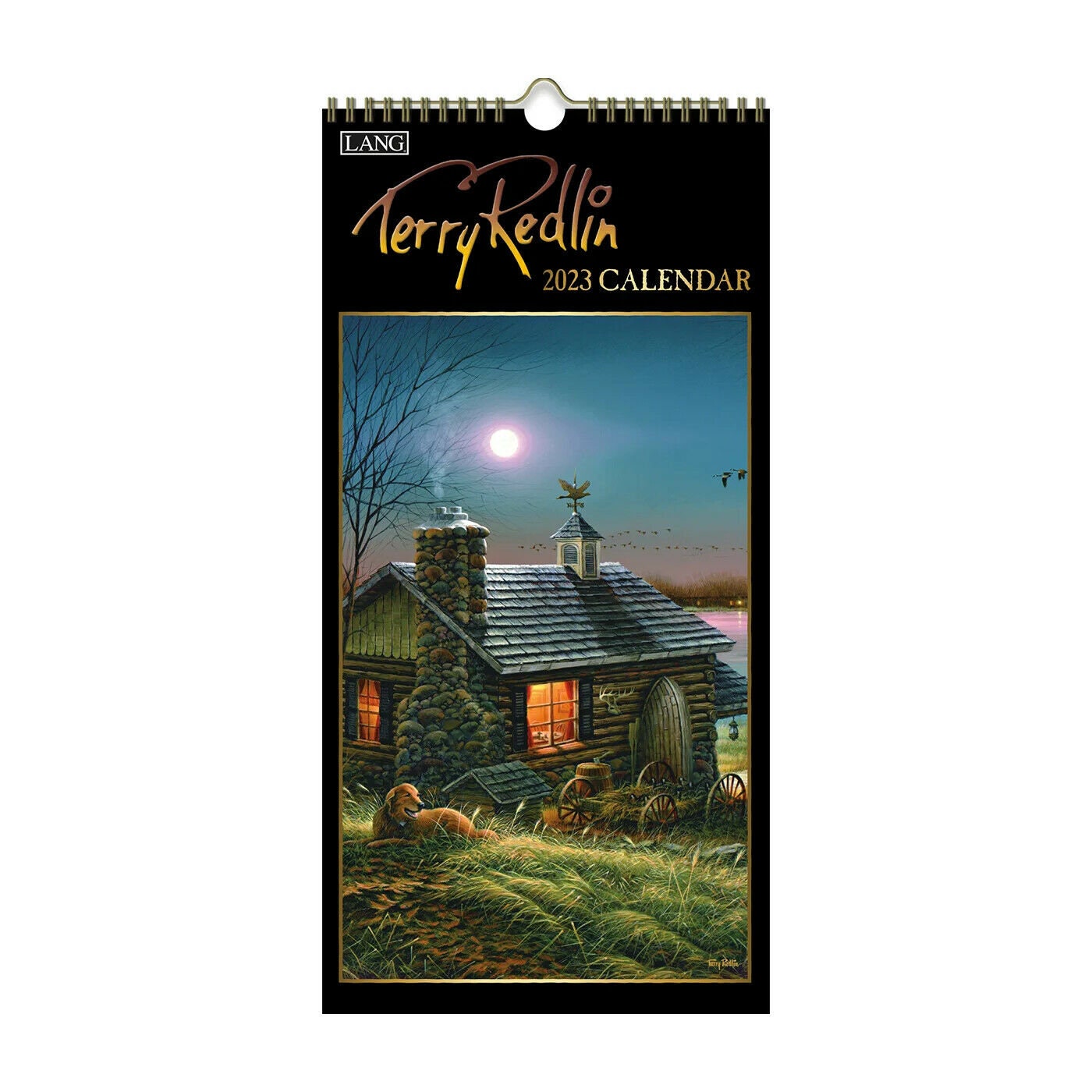 Lang Terry Redlin 2023 Vertical Wall Calendar Etsy New Zealand