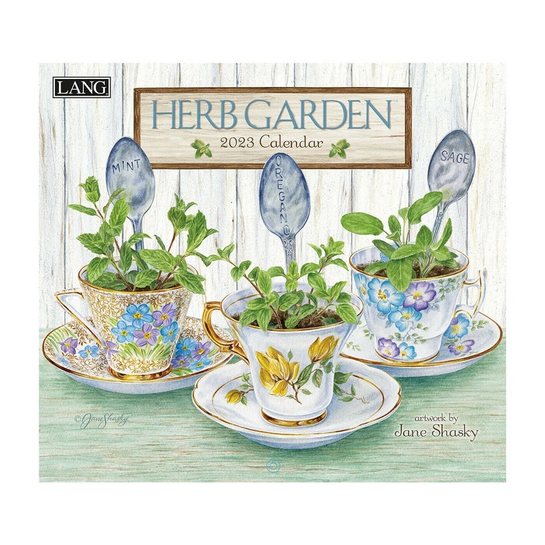 Lang Herb Garden 2023 Wall Calendar Etsy Australia