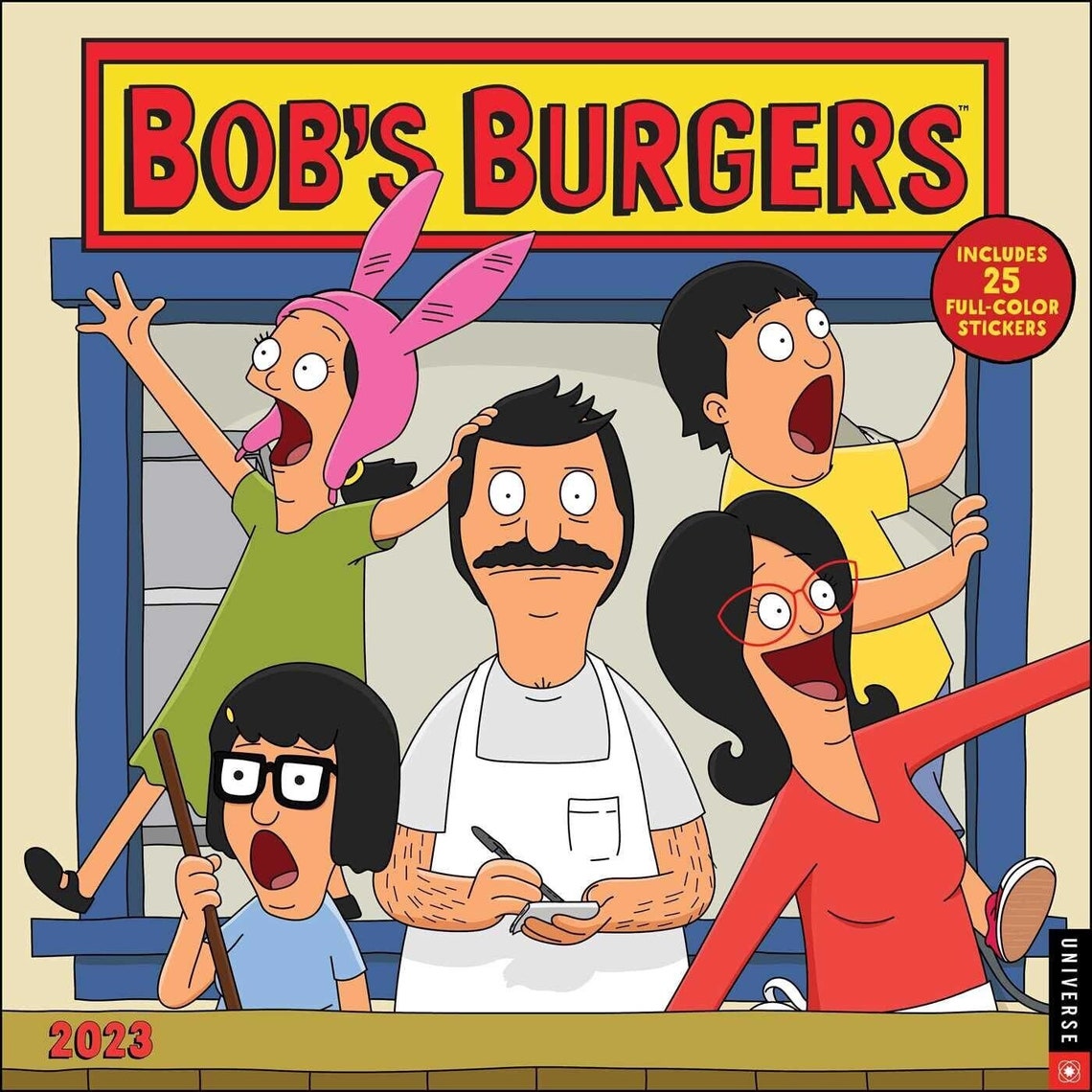 Universe Bob's Burgers 2023 Wall Calendar Etsy