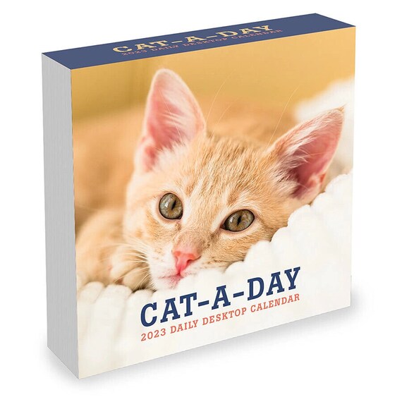 TF Publishing 2023 Cat A Day Daily Desktop Calendar - Etsy Hong Kong