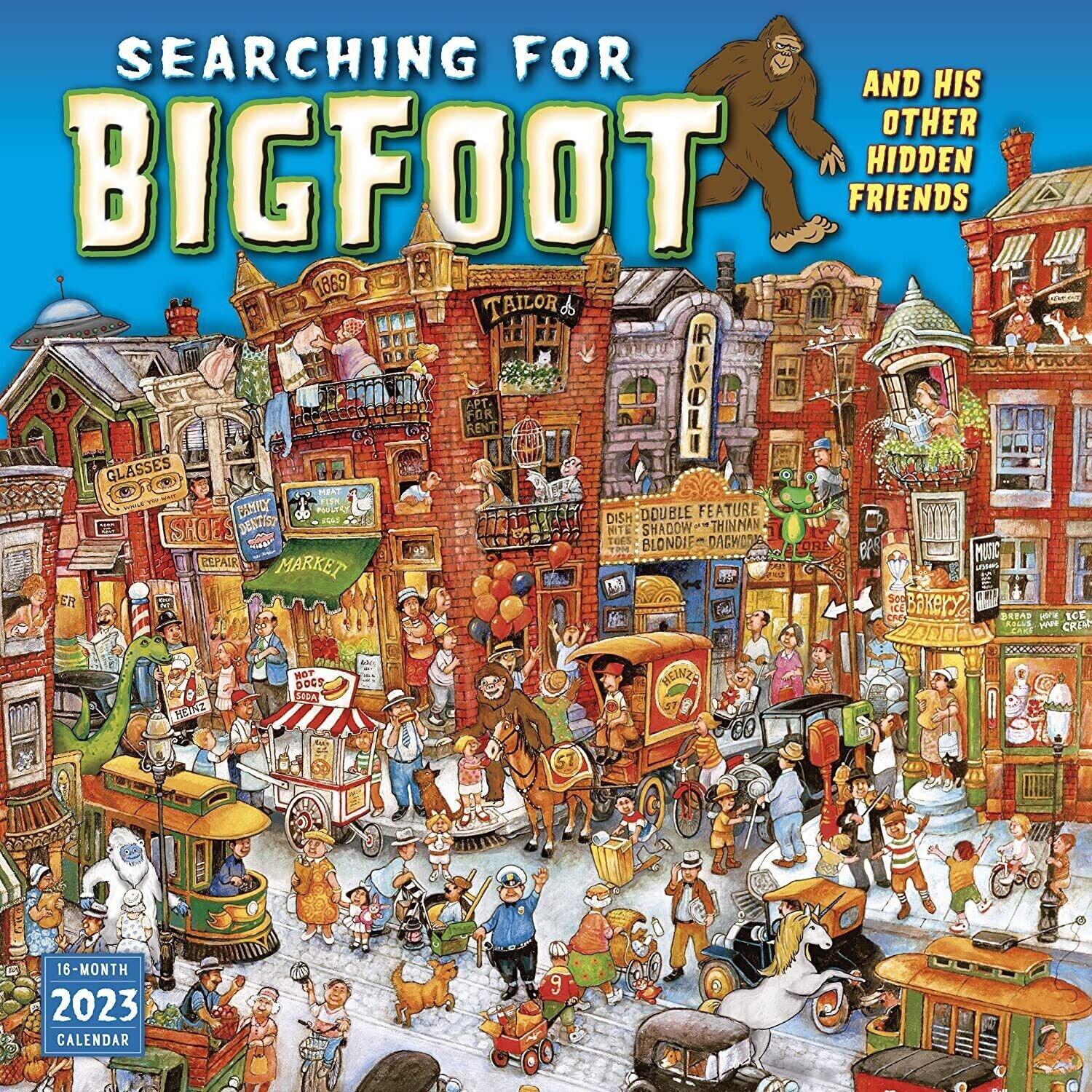Sellers Publishing Searching for Bigfoot 2023 Wall Calendar Etsy