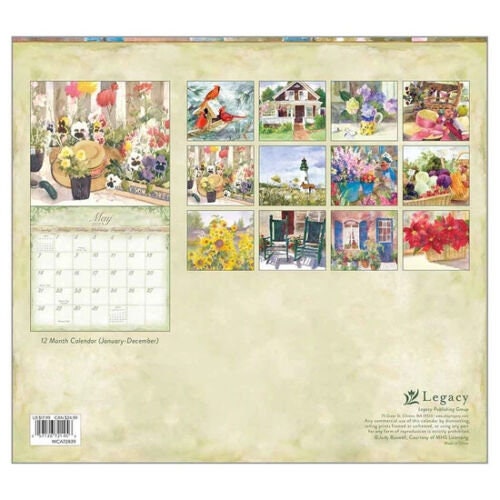 Legacy 2023 Judy Buswell Watercolors Wall Calendar Etsy