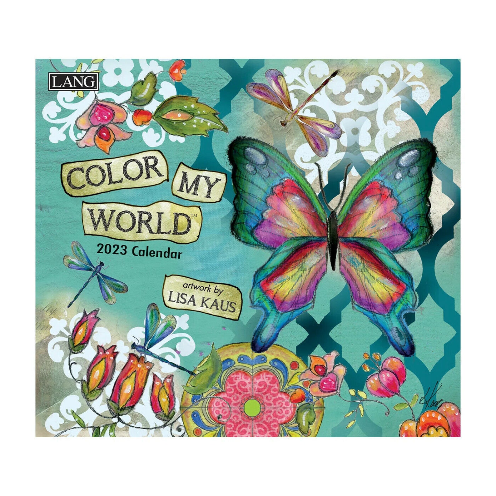 Lang Color My World 2023 Wall Calendar Etsy
