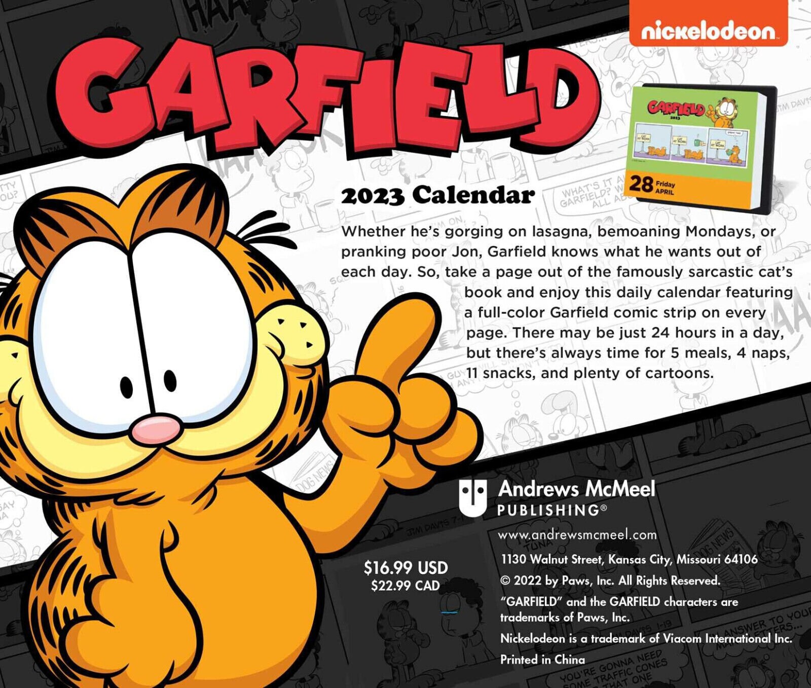 Andrews Mcmeel Garfield 2023 Day to day Calendar Etsy Andrews Mcmeel Garfield 2023 Day to day Calendar Etsy