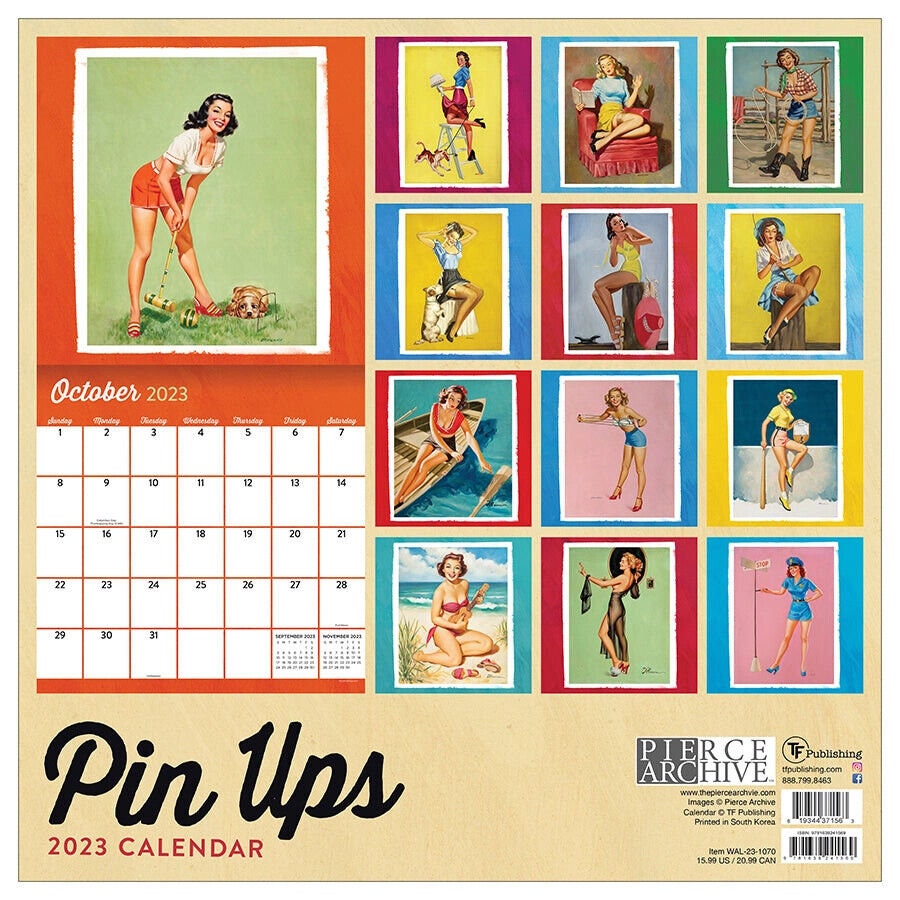 tf-publishing-2023-pin-ups-wall-calendar-etsy-australia