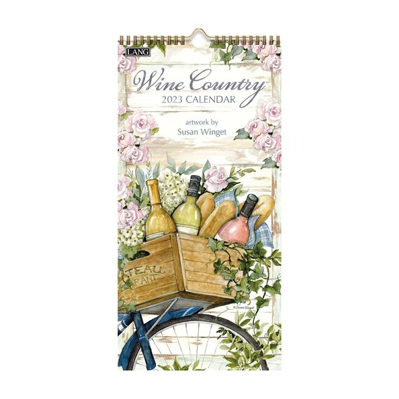 Lang Wine Country 2023 Vertical Wall Calendar Etsy