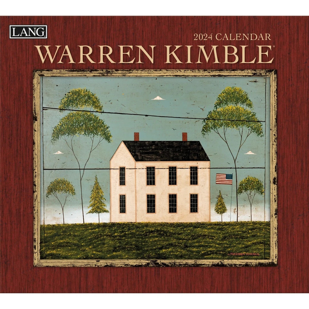 Lang Warren Kimble 2024 Wall Calendar Etsy