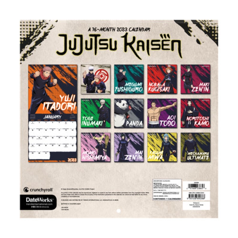 trends-international-2023-jujutsu-kaisen-wall-calendar-etsy-uk