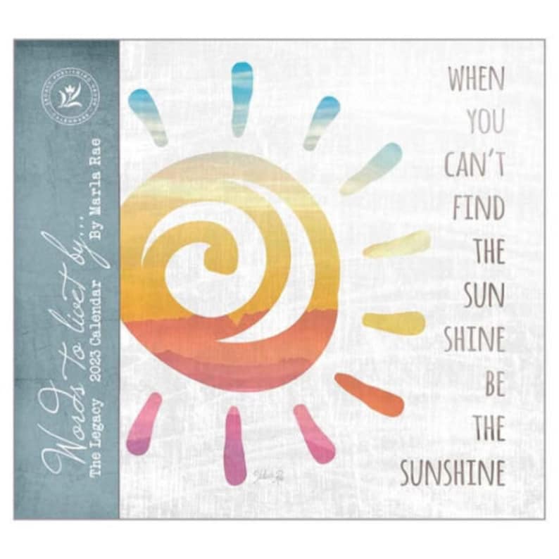 Legacy 2023 Words to Live by Wall Calendar Etsy