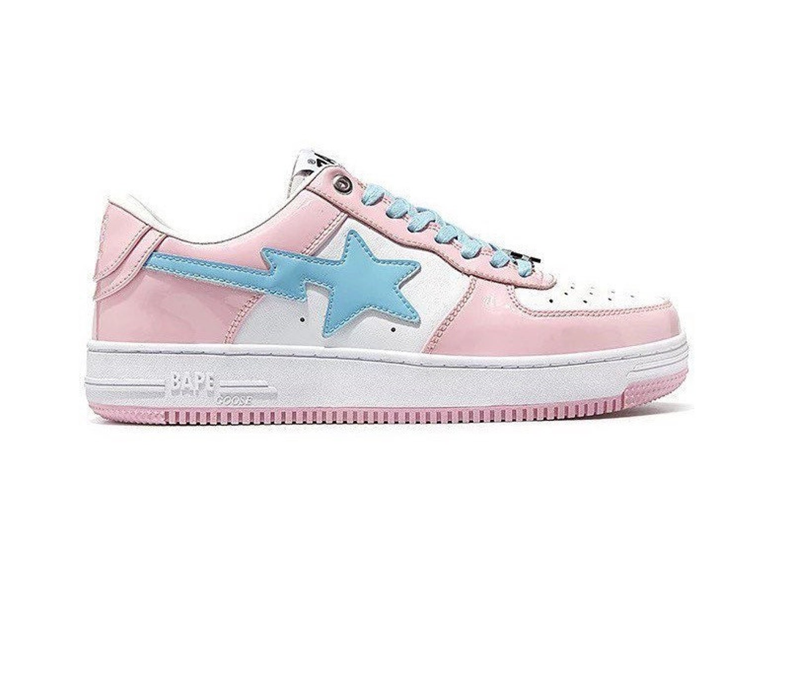 High Quality Bapesta Low Top Pink - Etsy