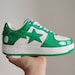 High Quality Bapesta Low Top Celtic Green