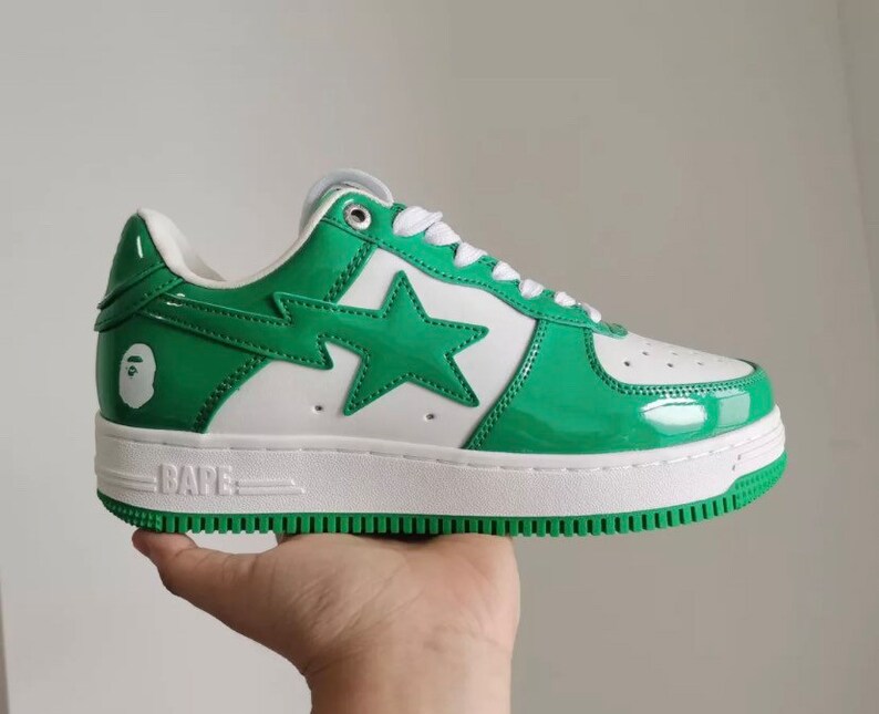 High Quality Bapesta Low Top Celtic Green 