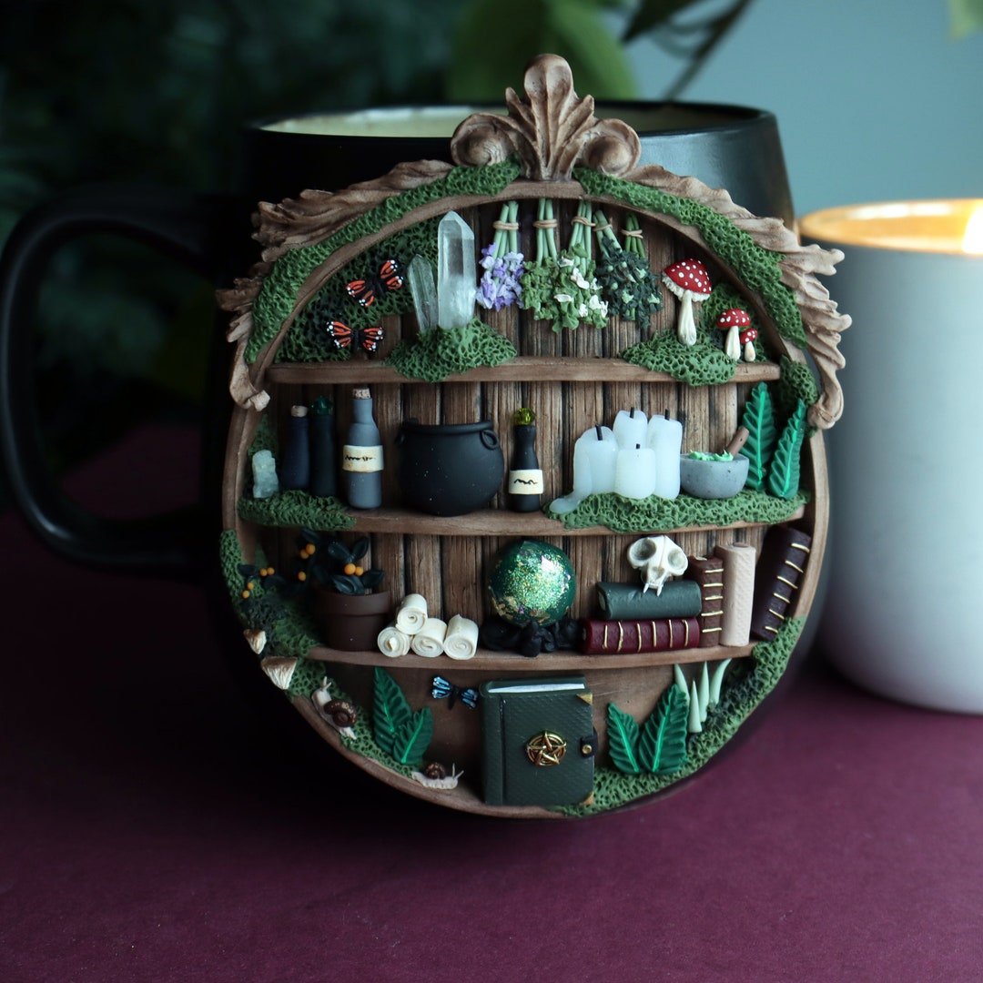 Green Witch Apothecary Mug | Fall Autumn Mug | Cottagecore ...