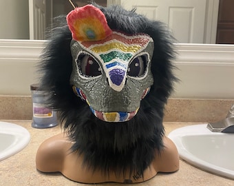 Furred Dino Mask