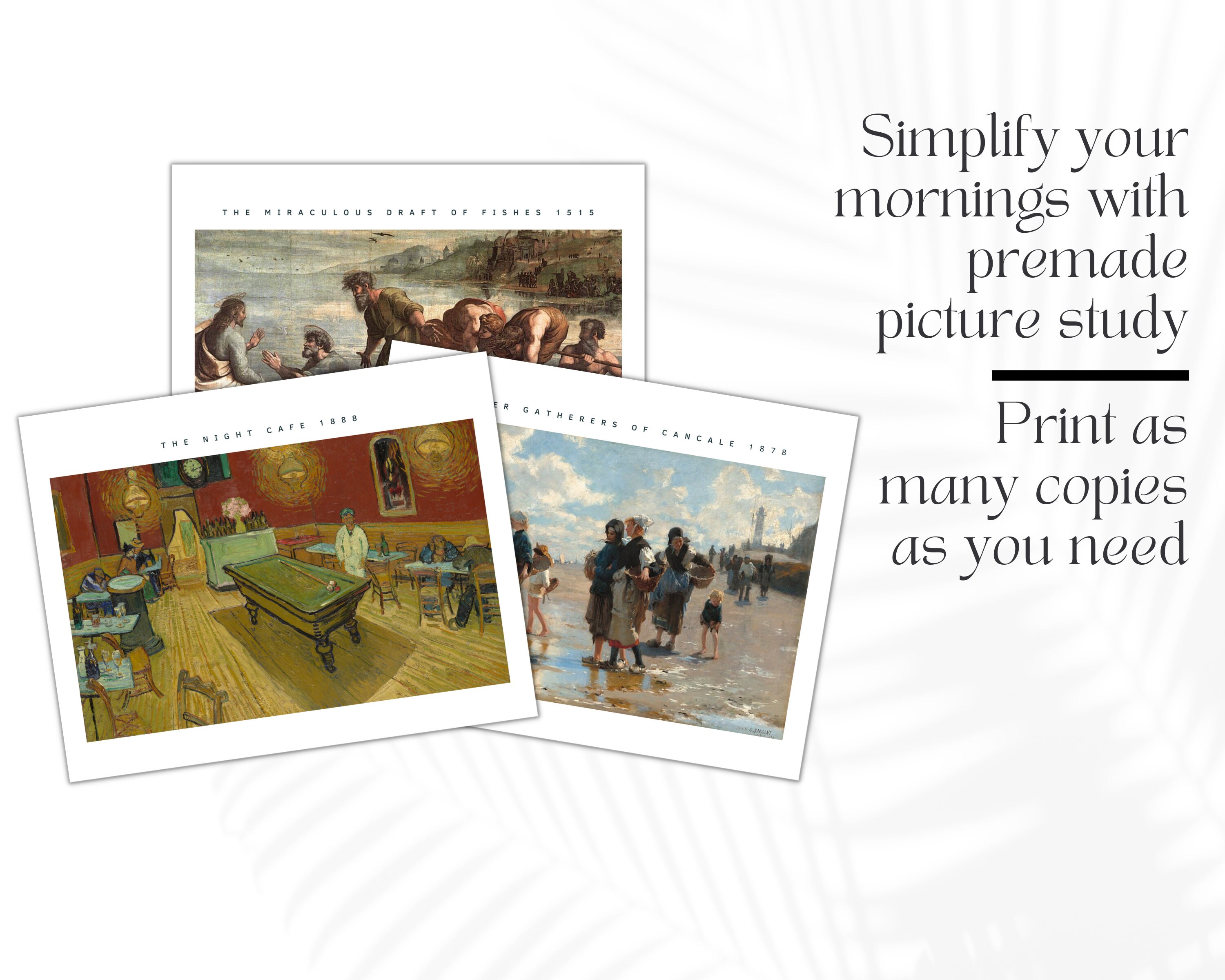 Charlotte Mason Picture Study Artist Study Ambleside Online Etsy