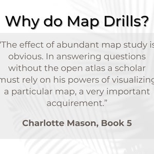 United States Map Work, Charlotte Mason Map Drills Geography, Mapping, Map Questions, Homeschool ...