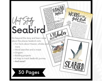 Seabird Unit Study, Charlotte Mason Geography Homeschool Printable, Holling C Holling, Homeschool Unit Study