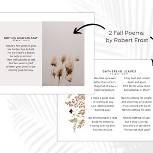 Charlotte Mason Fall Morning Time, Homeschool Autumn Morning Menu, Picture Art Study, Poetry, Bible Verses, Morning Basket Bundle, Copywork image 7