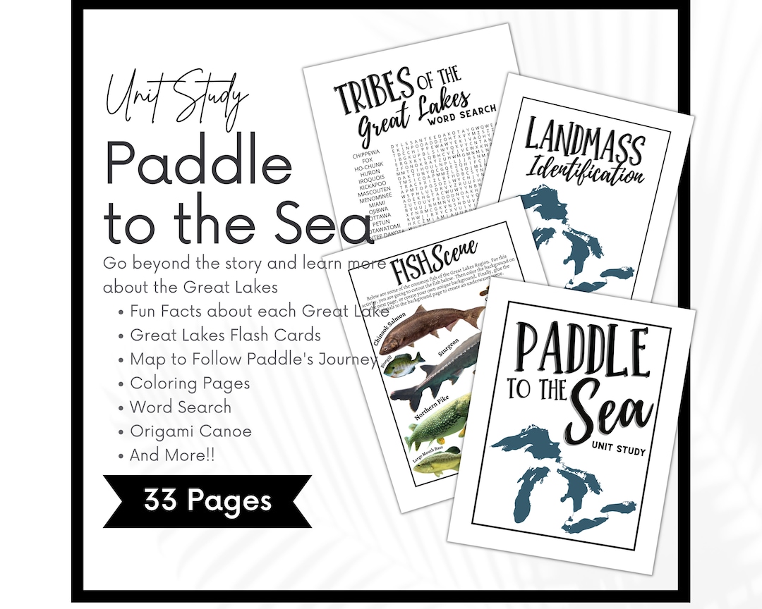 Paddle to the Sea Unit Study, Charlotte Mason Geography Homeschool