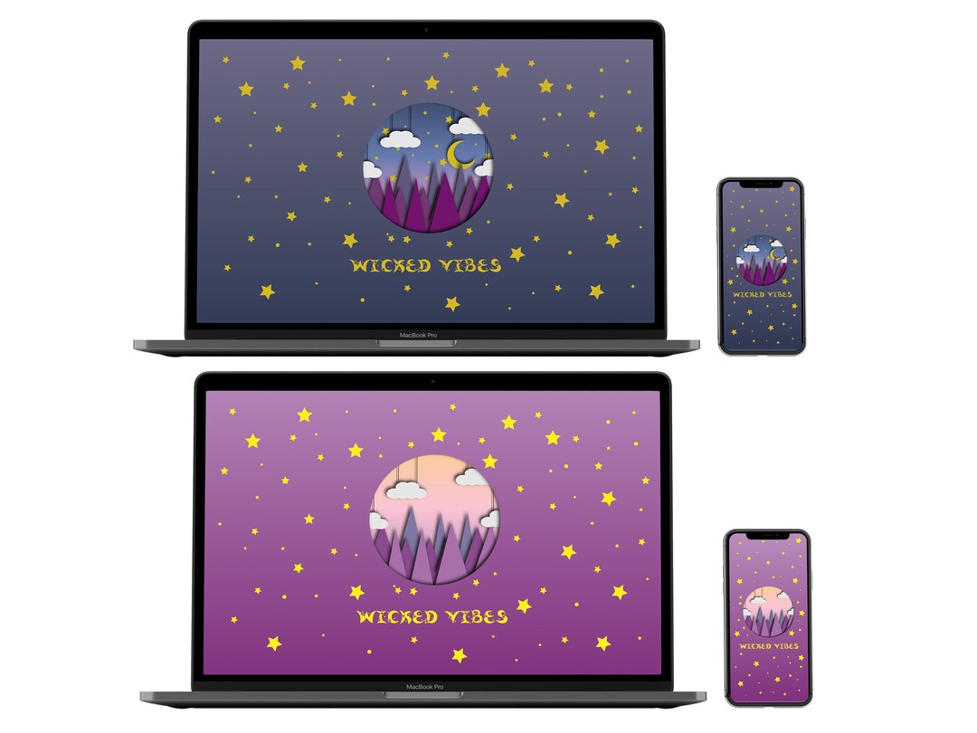Wicked Vibes Wallpaper Bundle - Etsy
