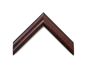 1-3/8" Mahogany Cross Veneer - Custom-made picture frames