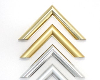 27/32" Frosted/Shiny Metal Frame - Custom-made metal frames