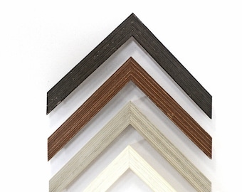7/8" Distressed/Aged Barnwood - Custom-made picture frames