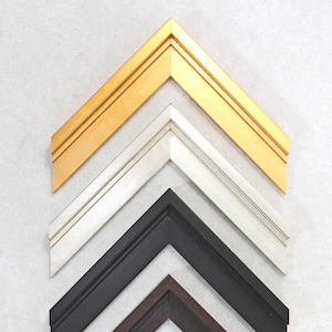 3/4 inch deep Floater Frames - Wooden floating frames for canvas & cradled wood panels