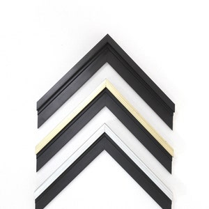 7/8&quot; deep Floater Frames - Wooden floating frames for canvas & cradled wood panels