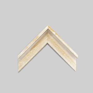 1-5/16&quot; deep White Washed Floater Frame - Wooden floating frames for canvas & cradled wood panels