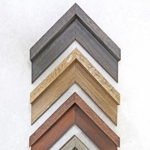2 inch deep Rustique Floater Frame - Wooden floating frames for canvas & cradled wood panels