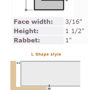 1 Inch Deep Floater Frames - Wooden Floating Frames for Canvas ...