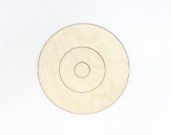 1/8" Round Craft Shapes/Birch Plywood Round Shapes/Unfinished Round Cutout