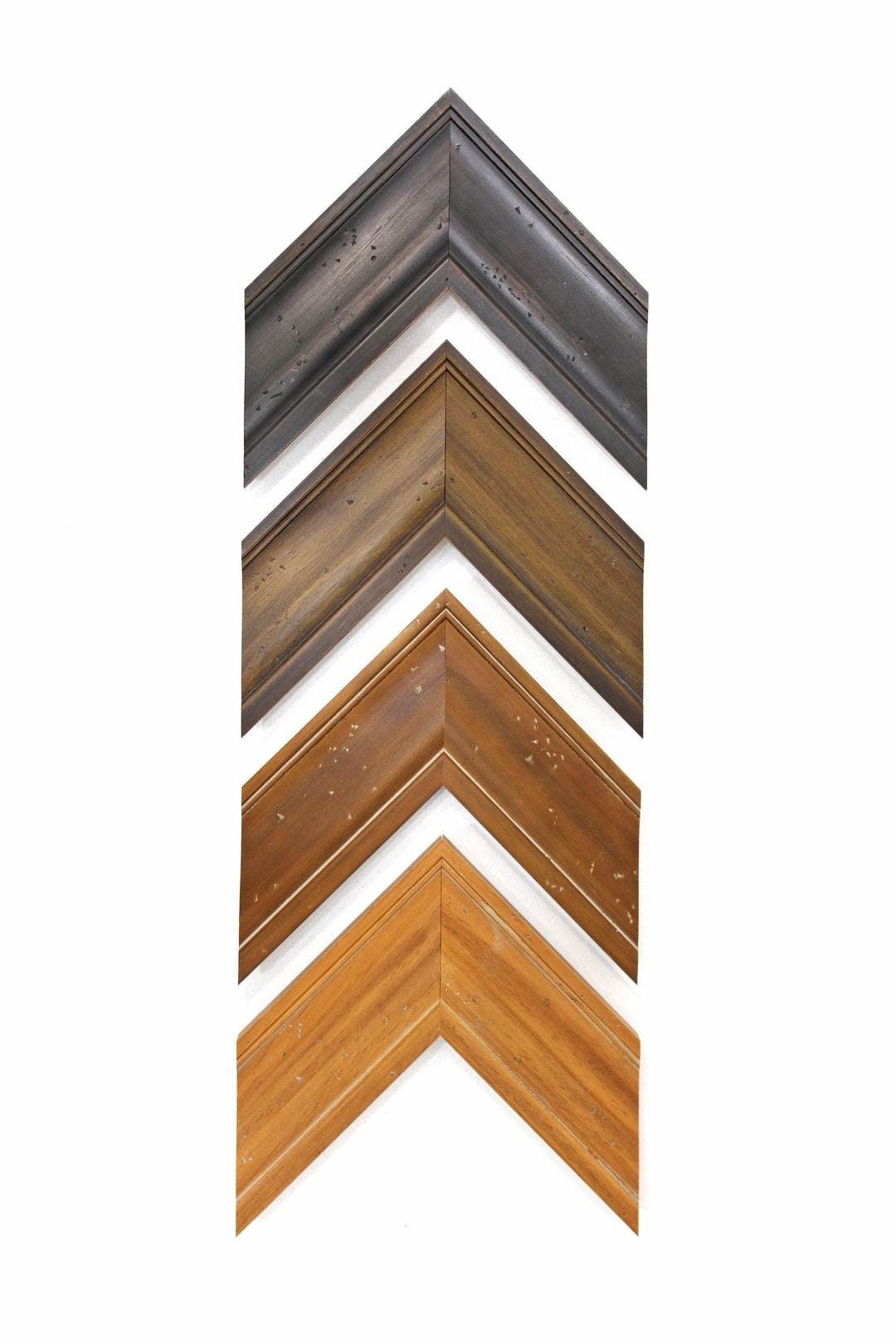 3 Antique Aged Pine Frame Custommade Picture Frames Etsy