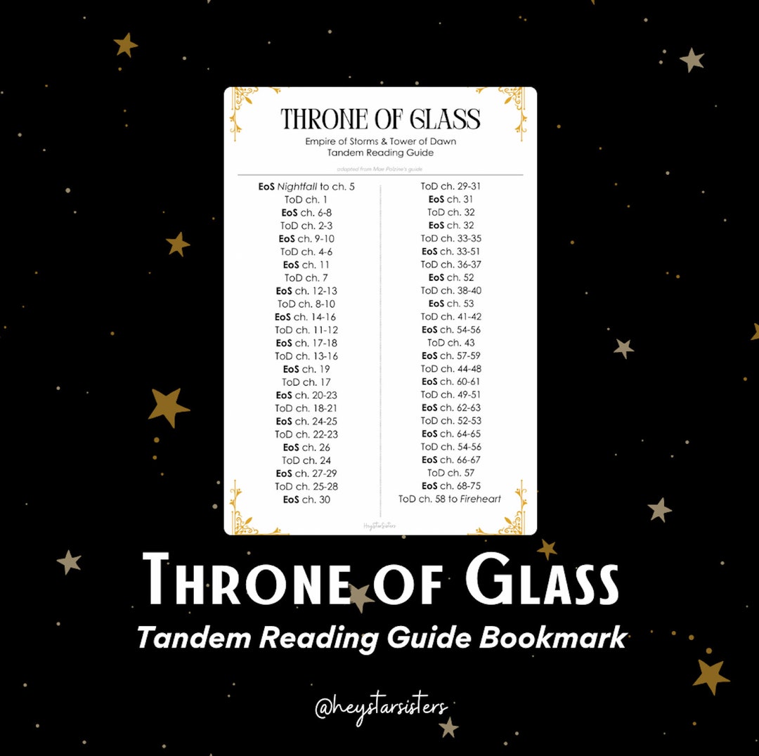 tandem read throne of glass