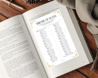 Throne of Glass Tandem Read Bookmark – Empire of Storms & Tower of Dawn
