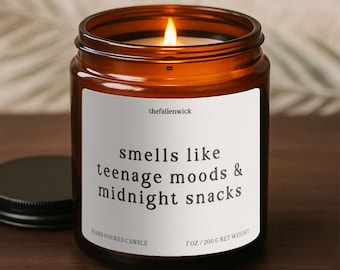 Handgegossene Kerze, 13.Geburtstagsgeschenk, Teen Geburtstagsgeschenk, Eltern Tween Geschenk, Eltern Teenager Geschenk, lustiges Geschenk, handgemachte Kokosnuss-Sojakerze