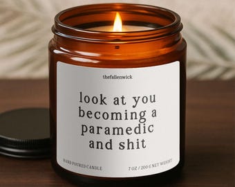 Schauen Sie sich an, wie Sie Sanitäter werden, neuer Job Geschenk, Aufstiegsgeschenk, lustiges Geschenk für einen Sanitäter, Med School bestanden, EMT, EMS, Mitarbeiter des Etiketts