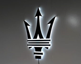 Logo lumineux MASERATI