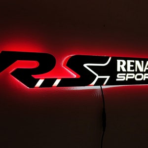 Logo Renault sport lumineux image 5