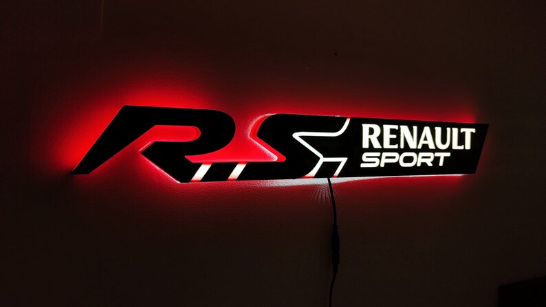 Logo Renault sport lumineux image 5