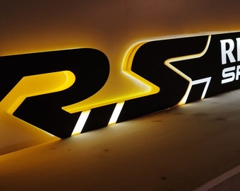 Logo Renault sport  lumineux