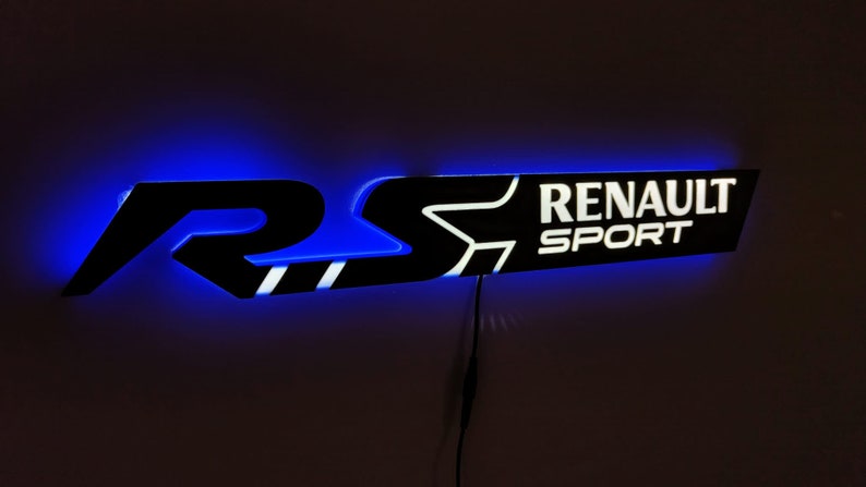 Logo Renault sport lumineux zdjęcie 4