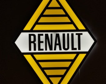 Enseigne Renault modèle 1958