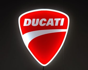 Logo Ducati lumineux