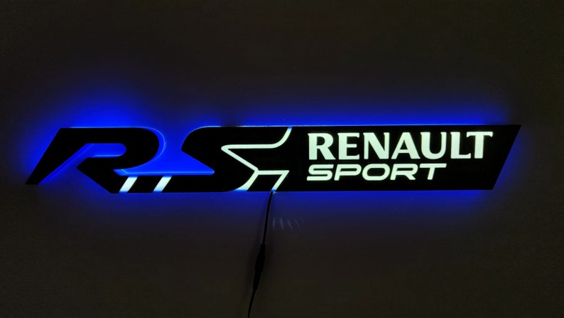 Logo Renault sport lumineux image 6