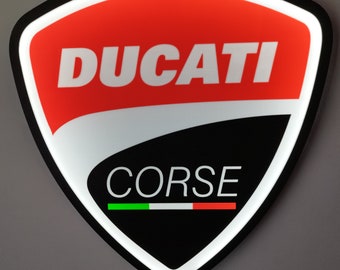 Logo lumineux DUCATI CORSE