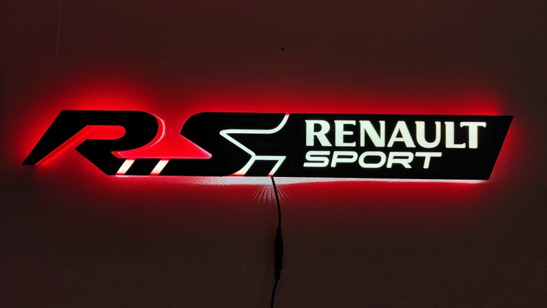 Logo Renault sport lumineux image 7