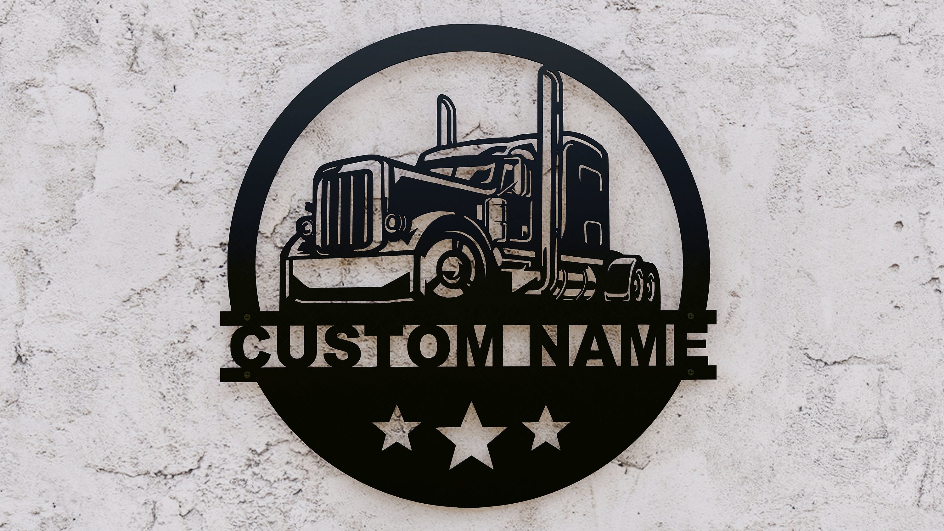 Personalized Truck Metal Wall Art Custom Truck Metal Sign Etsy