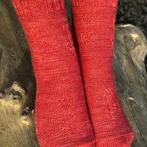 Tulip Socks Knitting Instructions, Sock Yarn, Socks, All Sizes from 36, Beginners, German, PDF, DIY
